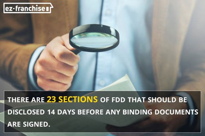 disclosure sections of FDD