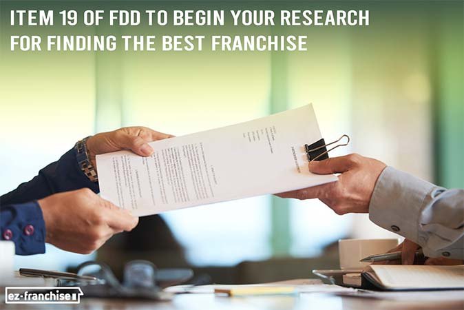 begin research with item 19 of FDD